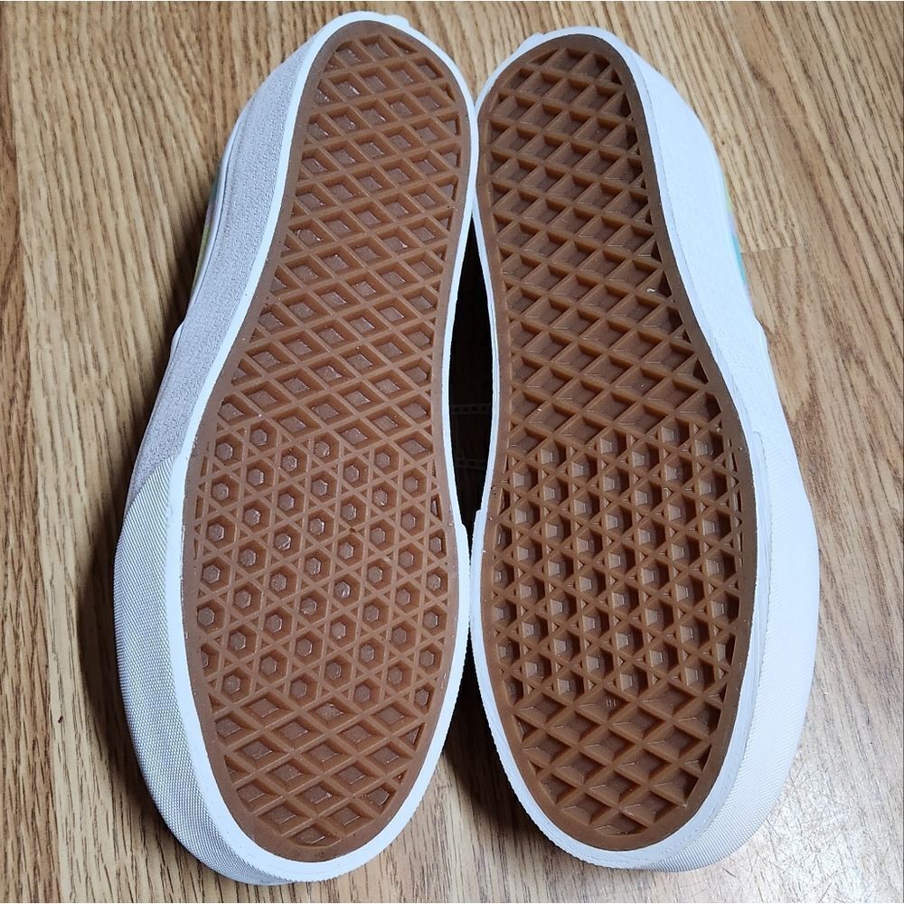 🇬🇪🔥NWT Vans Pastel Checkered Picnic Plaid Unisex Stackform Sneakers Size 6.5 - Picture 10 of 11
